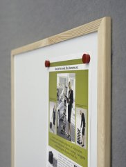 Tabule Classic magnetická Eco board 40 x 60 cm, lakovaný povrch, drevený rám