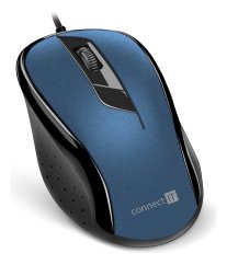 Myš Connect IT CMO-1200 optická, USB, modrá
