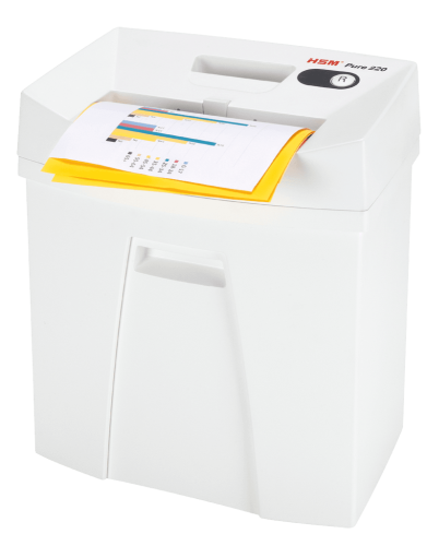 Aktenvernichter HSM Pure 220 P-4, 4x25mm, 7 Blatt, 20l, Kreditkarte, Heftklammern Aktenvernichter HSM Pure 220 P-4, 4x25mm, 7 Blatt, 20l, Kreditkarte, Heftklammern