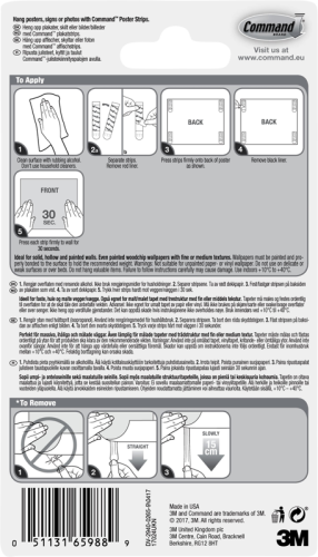 3M Command Poster Strips