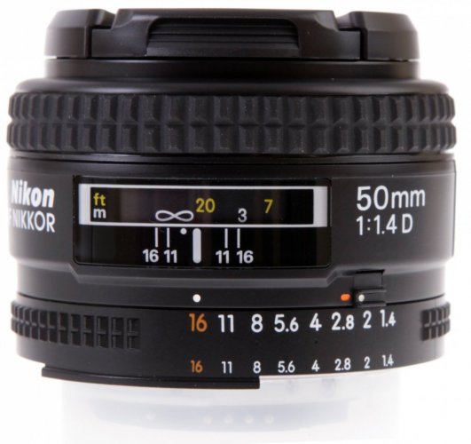 Nikon AF 50mm f/1.4 D Nikkor Lens
