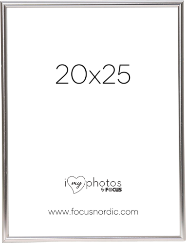 Focus Can-Can Shiny Silver 20x25