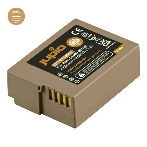 Baterie Jupio DMW-BLC12 ULTRA C 1250mAh s USB-C vstupem pro nabíjení