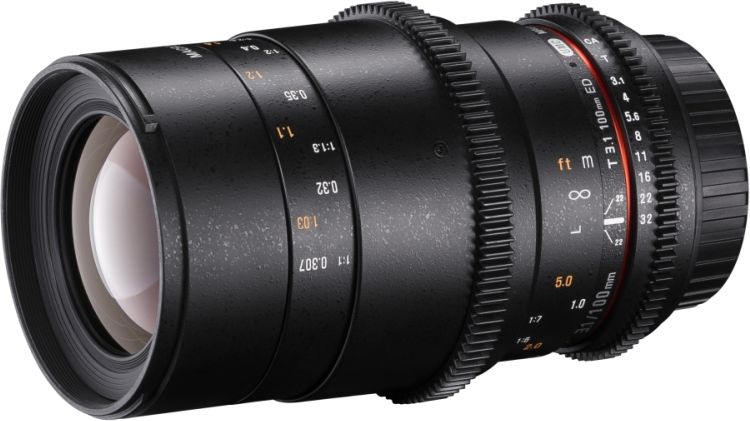 Walimex pro 100mm T3.1 Makro Video DSLR Lens for Sony E