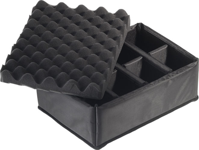 B&W Outdoor Koffer Typ 3000 mit Einteilung Orange
