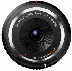 Olympus BCL-0980 Body Cap Lens 9mm f/8 Schwarz