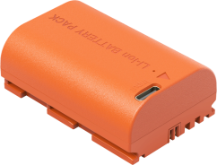 SmallRig 4968 LP-E6NH USB-C Rechargeable Camera Battery Orange