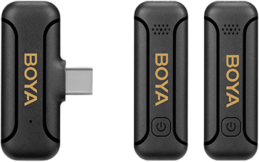 Boya BY-WM3T2-U2 - 2.4G Mini Wireless Microphone - for USB Type-C devices 1+2 Boya BY-WM3T2-U2 - 2.4G Mini Wireless Microphone - for USB Type-C devices 1+2