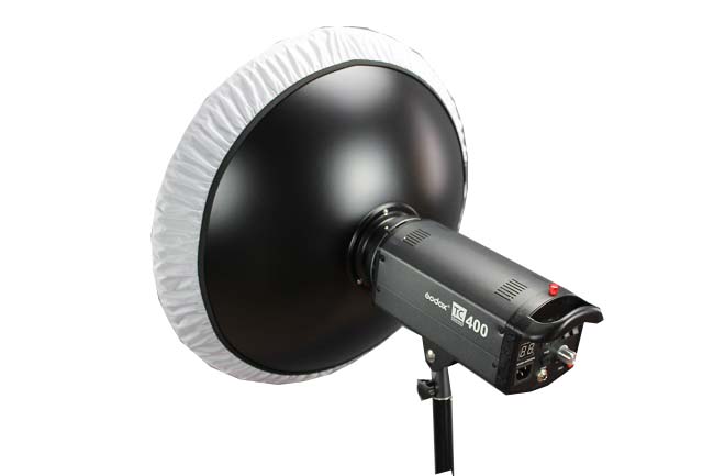 bílý Beauty dish 55cm s voštinou a difuzérem BD2W (BD2W