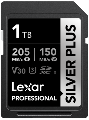 Lexar SDXC Professional SILVER Plus 1066x UHS-I/U3/A2/4K R205/W150 (V30) 1TB