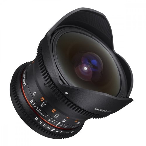 Samyang 12mm T3.1 VDSLR ED AS NCS Fisheye Objektiv für Nikon F