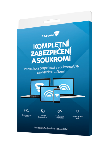 F-Secure TOTAL, 1 zařízení / 2 roky / Elektronická licence