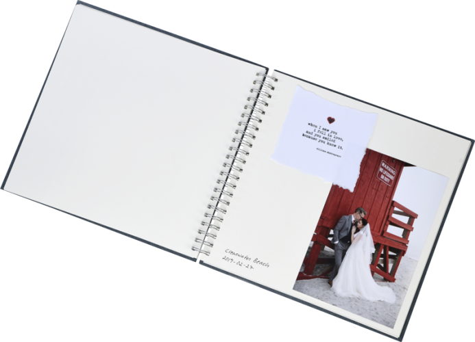 Focus Base Line Canvas Wire-O 30x30 Beige w. white sheets