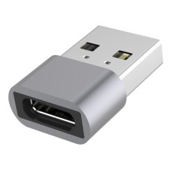 Redukce USB C samice - USB2.0 A samec hliníková