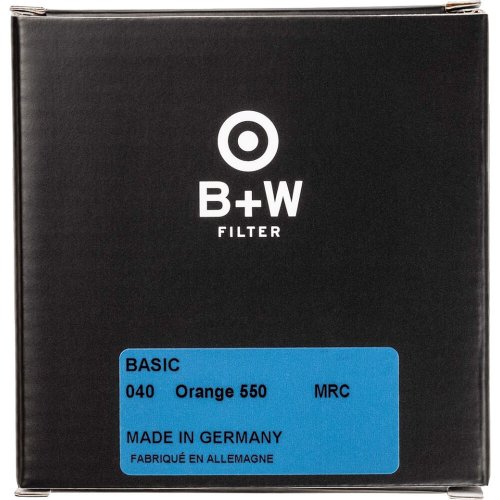 B+W 72mm oranžový filter 550 MRC BASIC (040)