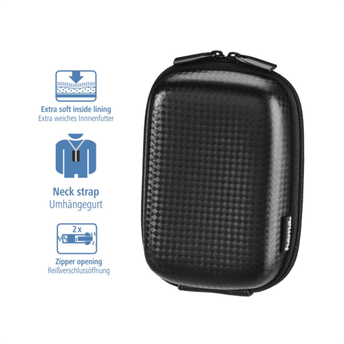 Hama Hardcase Carbon Style 60L, pouzdro na fotoaparát, černé