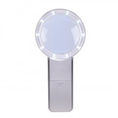 Eyelead LED Ring Lupe 5x Zoom 10 LED's Größe L