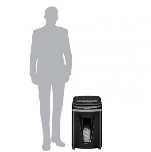 Fellowes Microshred 450 M P-5, křížový řez 2x12 mm, 9 listů, 22 l, CD+DVD, kreditní karty