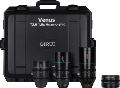 Sirui Anamorphic Venus 3x Lens + adapter Kit (35/75/150mm) + 1.25x Adapter + Hard case L-Mount