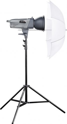 Walimex pro VE Set Starter 200 (Transillumination Umbrella + Stand)