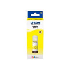 Inkoust Epson EcoTank 103 žlutý, 65 ml (7 500 stran při 5% pokrytí)