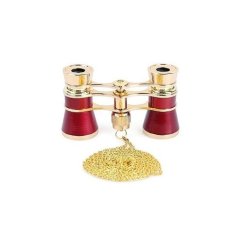 Levenhuk Broadway 325B Binoclu de teatru, roșu