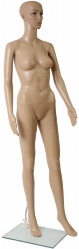 forDSLR figurína dámska, svetlá farba kože, výška 175cm