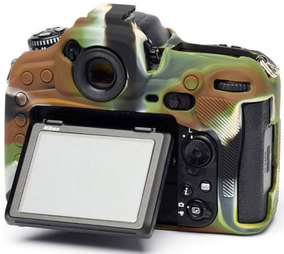 easyCover Silikon Schutzhülle f. Nikon D500 Camouflage