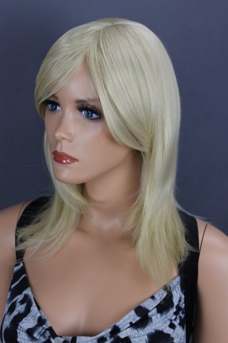 Dámská paruka středně dlouhá, blond 201 (PAR-201)