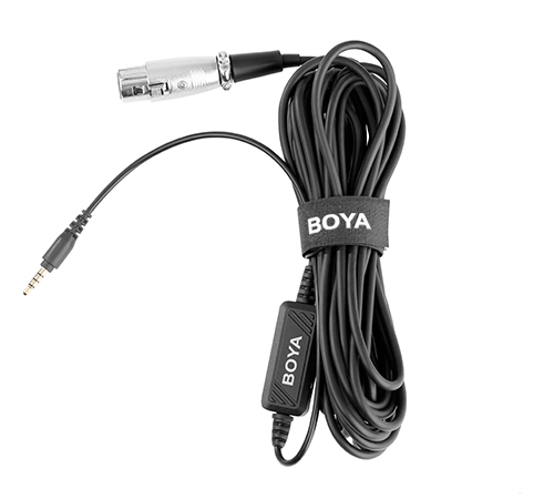 BOYA BY-BCA6 XLR zu 3,5 mm TRRS-Anschluss, 6m
