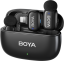 Boya Mini-15 Ultracompact 2.4GHz Wireless Microphone System with Lightning plug (Black)