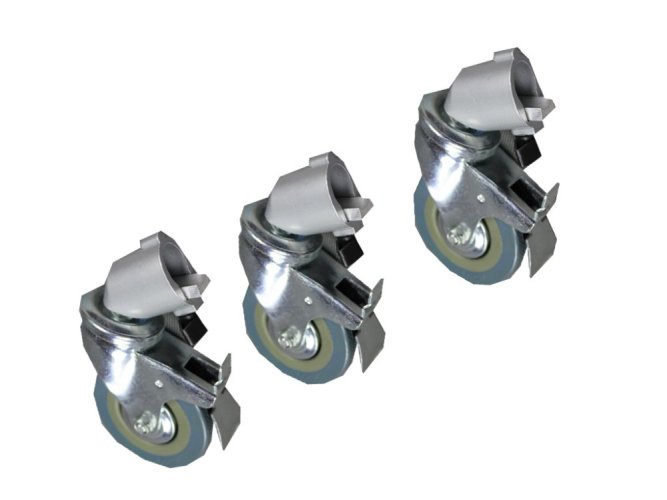 forDSLR kolečka pro stativy průměr 22mm, 3ks