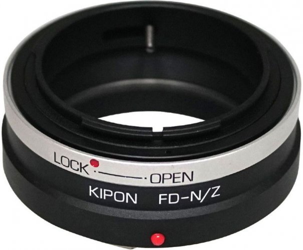 Kipon adaptér z Canon FD objektivu na Nikon Z tělo