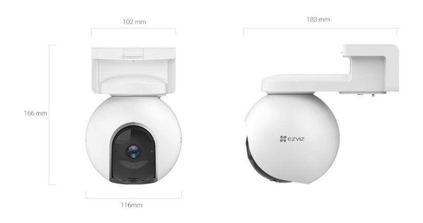 Kamera Ezviz EB8 4G 2K venkovní, otočná, IP, 4G LTE