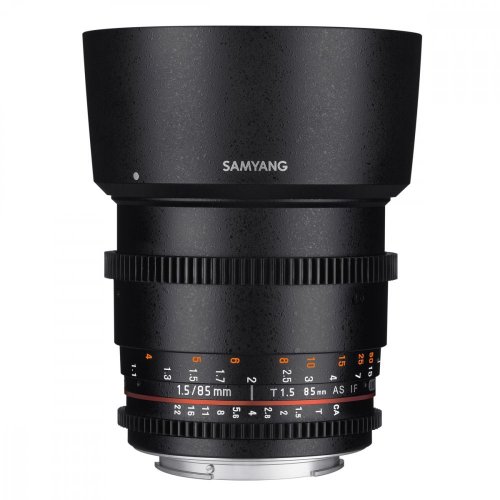 Samyang 85mm T1.5 VDSLR AS IF UMC II Objektiv für Canon EF
