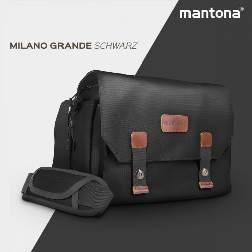 Mantona Milano grande fotografická taška čierna