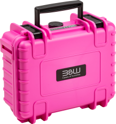 B&W Outdoor Cases B&W Cases Type 500 for DJI Osmo Pocket 3 Creator Combo, Pink