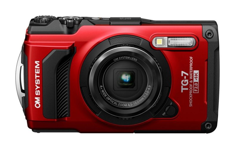 Digitální fotoaparát OM SYSTEM TG-7 červený