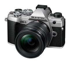 Digitální fotoaparát OM SYSTEM OM-5 M.Zuiko Digital 12–45mm F4 PRO objektivová sada stříbrná
