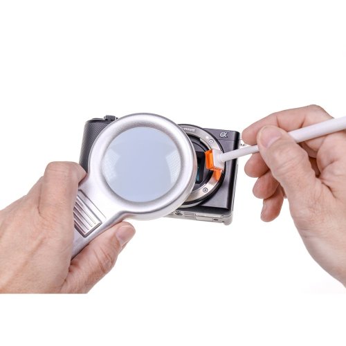 Eyelead osvětlená kruhová lupa M 3,5x (10x LED)
