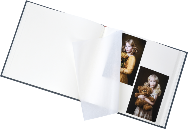 Focus Base Line Canvas Album 26x25 Blue