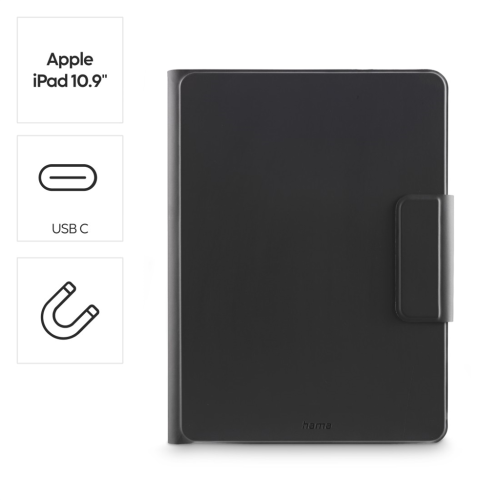 Hama Premium, pouzdro na tablet s klávesnicí, pro Apple iPad Air 11" (2024), německé rozložení (QWERTZ)