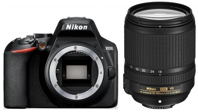Nikon D3500 + 18-140 VR