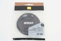 Nikon LC-67B Snap-On Front Lens Cap 67mm