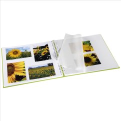 Fotoalbum Hama FINE ART 36x32 cm, 50 strán, kiwi, biele listy, špirálový, lepiaci