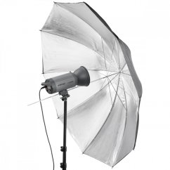 Walimex odrazný dáždnik 150cm 2-vrstvový čierny/strieborný