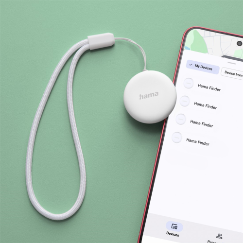 Lokalizační čip Hama, Bluetooth lokátor pro Android Find My Device, sada 2 kusů