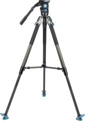 Sirui Pro Video Tripod Kit Rapid SVT-75 Pro + Fluid Head SVH15