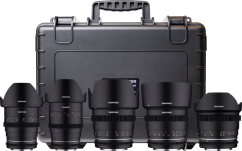 Samyang 5 KIT 14/24/35/50/85 VDSLR MK2 Canon EF + hardcase