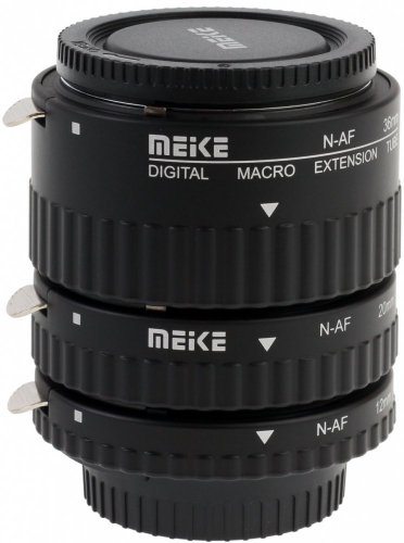 Meike 12/20/36 mm mezikroužky pro Nikon F